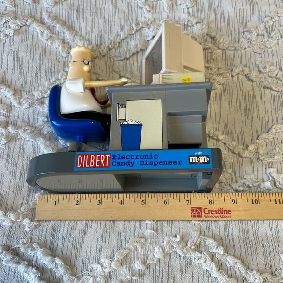 Vintage 1998 Dilbert Electronic Candy M&M Dispenser Works - Picture 7 of 8